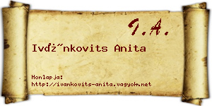 Ivánkovits Anita névjegykártya